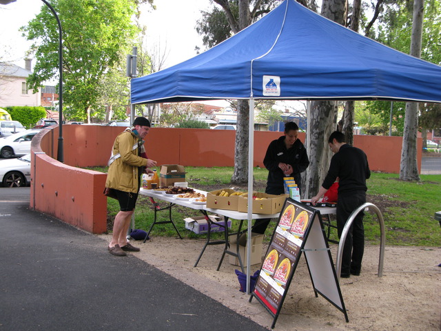 The spread at Fitzroy Pool